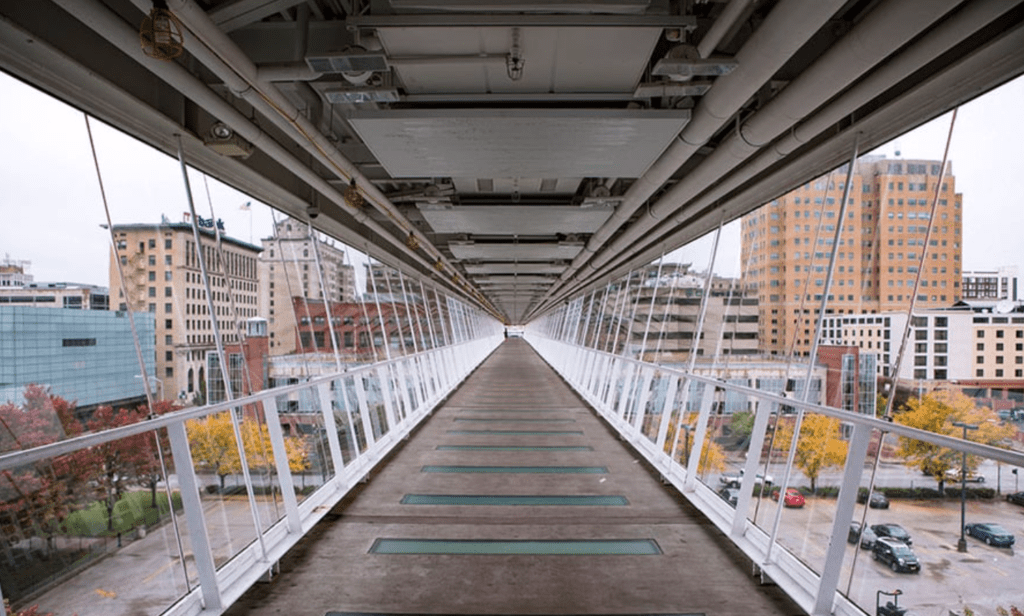 The Davenport Skybridge walkway