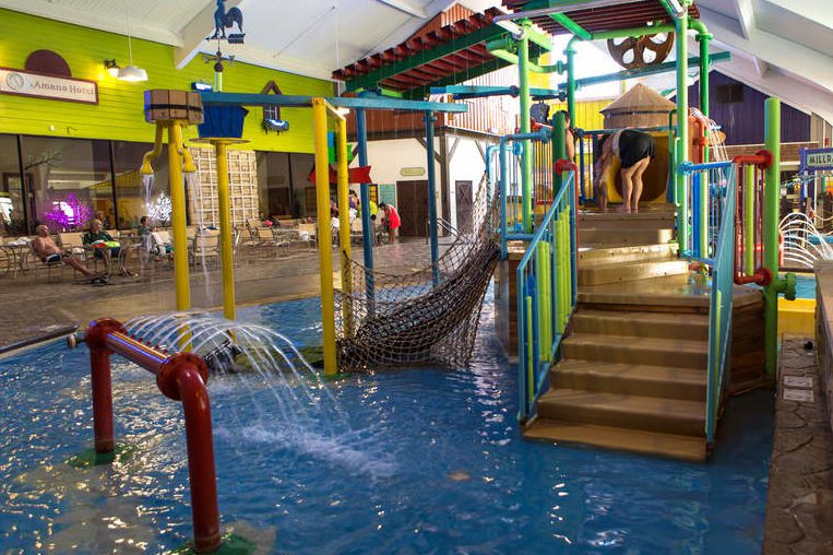 A play area for young children at Wasserbahn Waterpark.