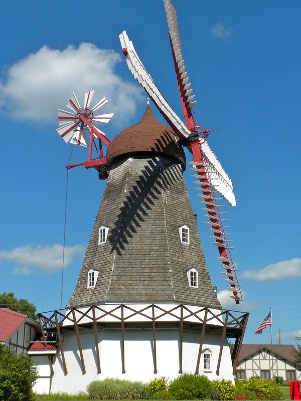 The 1848 Danish Windmill in Elk Horn, Iowa 