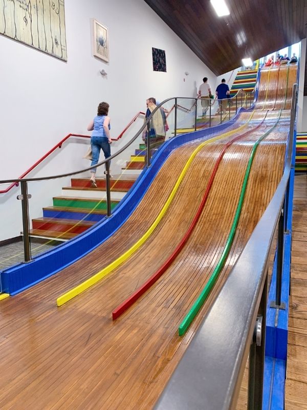 The wooden slide at Historic Arnolds Park Museum