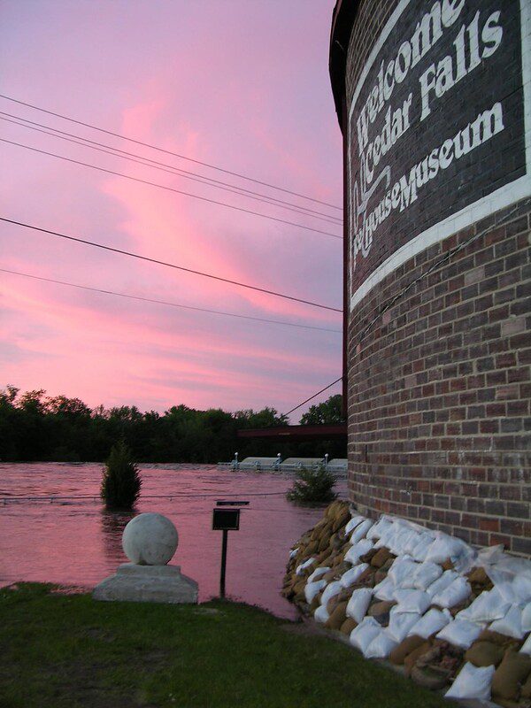 Exterior of the Ice House Museum in Cedar Falls, Iowa