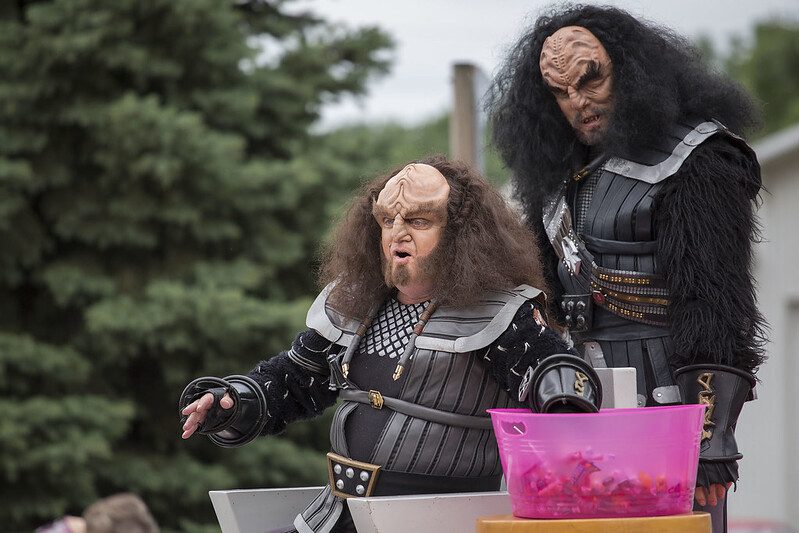 Klingons at a parade in Riverside, Iowa