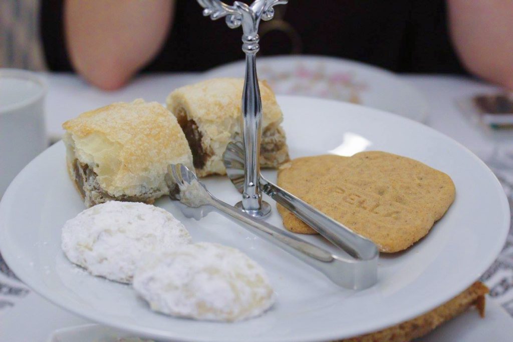 A plate of Dutch pastries