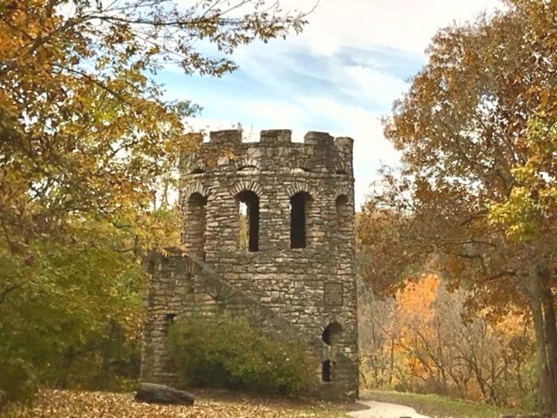 Clark Tower at Middle River Park in Winterset