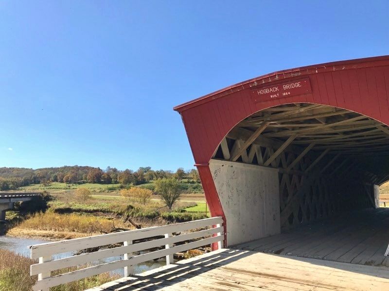 Hogback Bridge in Madison County, Iowa