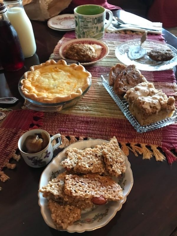 Breakfast at Longview Farms Bed and Breakfast in Winterset