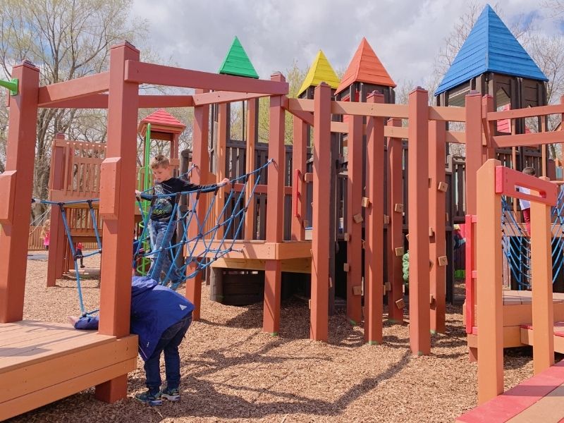 Playground at Lake Manwa State Park