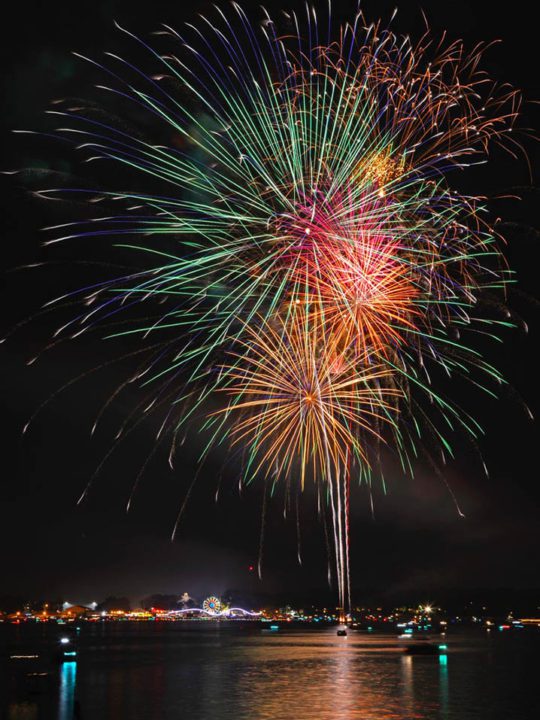 Fireworks over Lake Okoboji