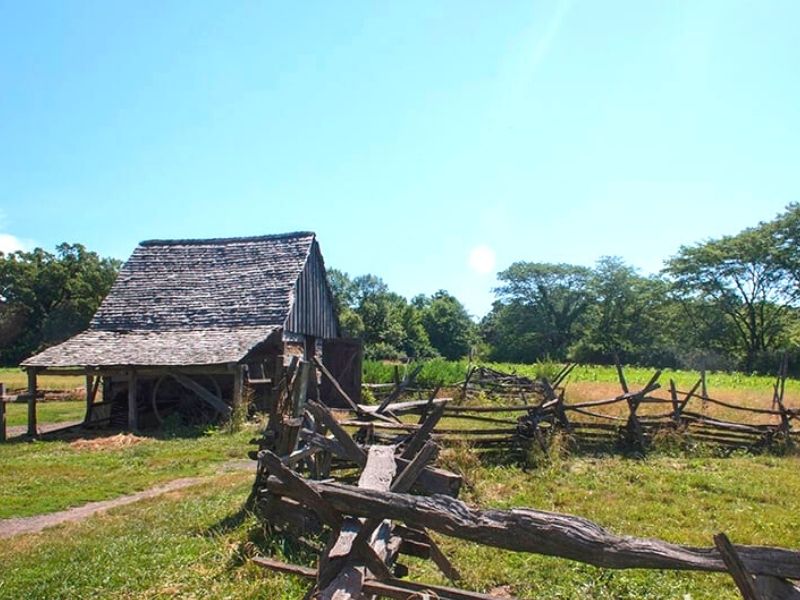 1800s farmhouse at the Living History Farm