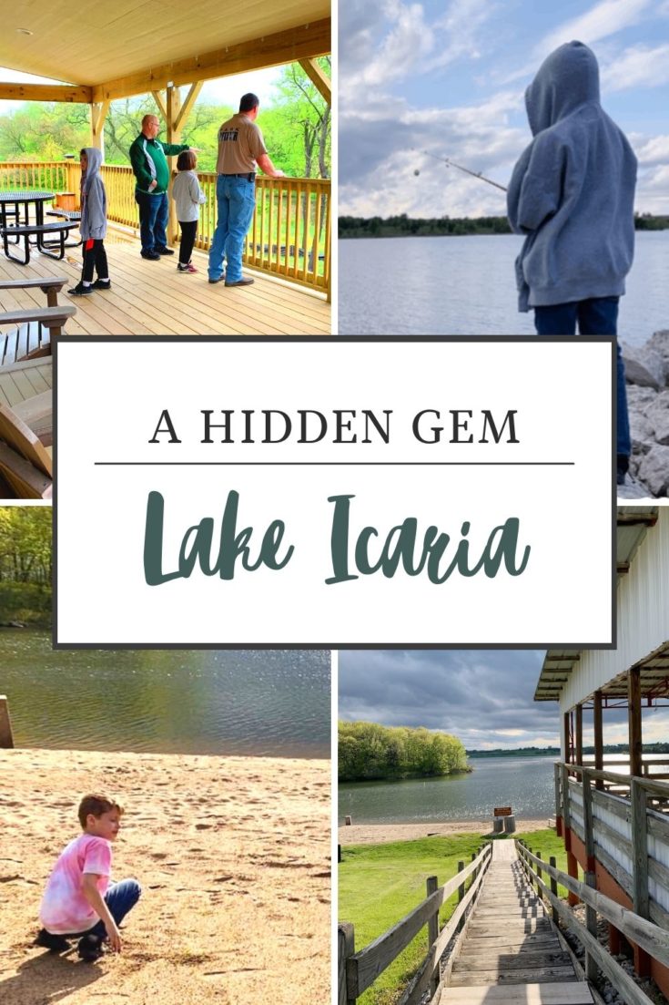Near Coring in southwest Iowa is the rural getaway, Lake Icaria. There's a beach, boating, fishing, camping and several cabin options!