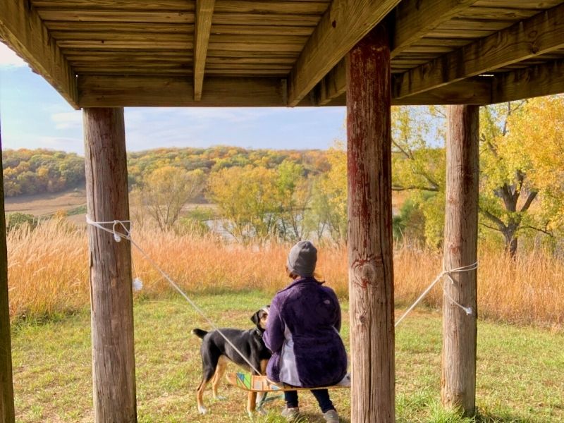 A view of Pony Creek Conservation Park in the autumn