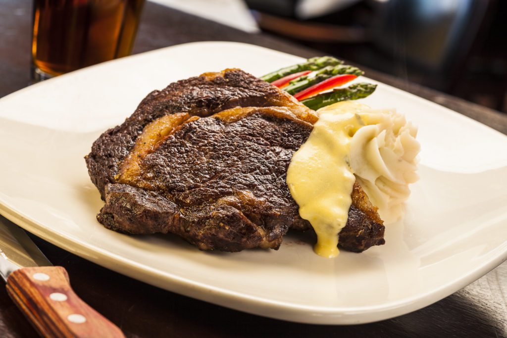 A steak entree at Archie's Waeside in Le Mars, iowa 