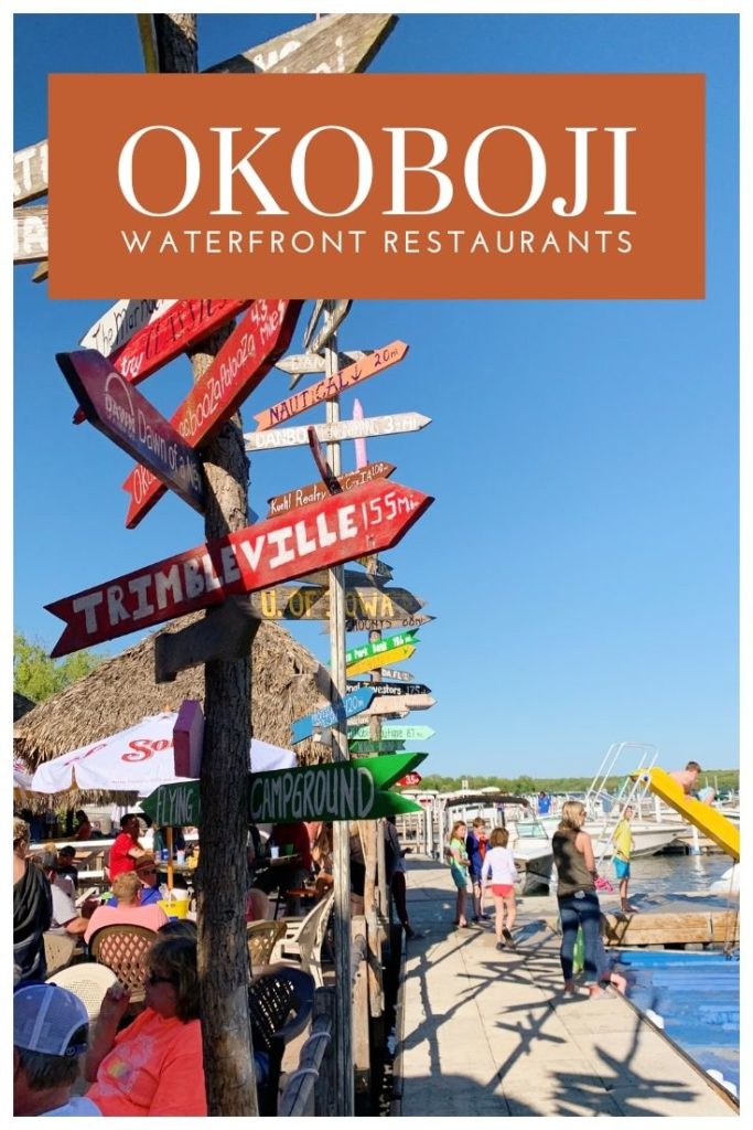 Okoboji is a popular summer destination in Iowa because of the 5 lakes in the region. Here's a list of waterfront restaurants to check out when you're there.