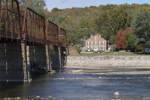 Bentonsport, a town located in Van Buren County, Iowa. Photo courtesy Travel Iowa