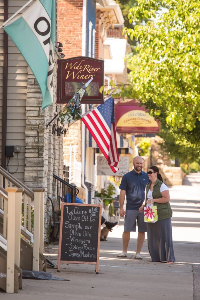 Shops in LeClaire, Iowa 