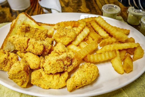 Fried fish and french fries