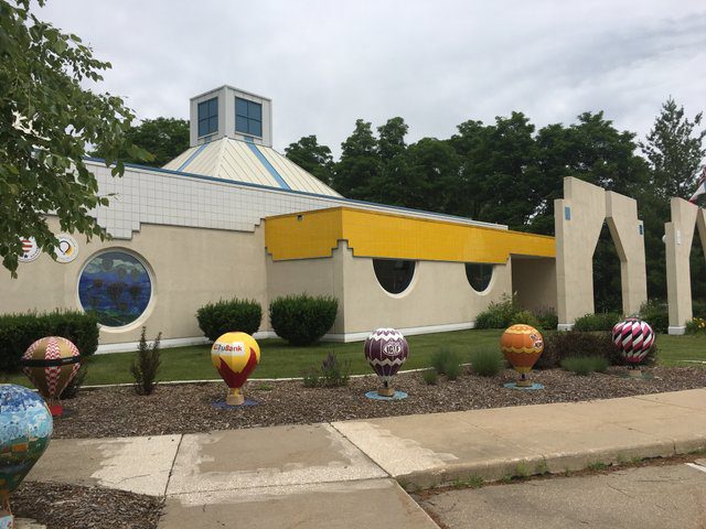 Exterior of the National Balloon Museum in Indianola