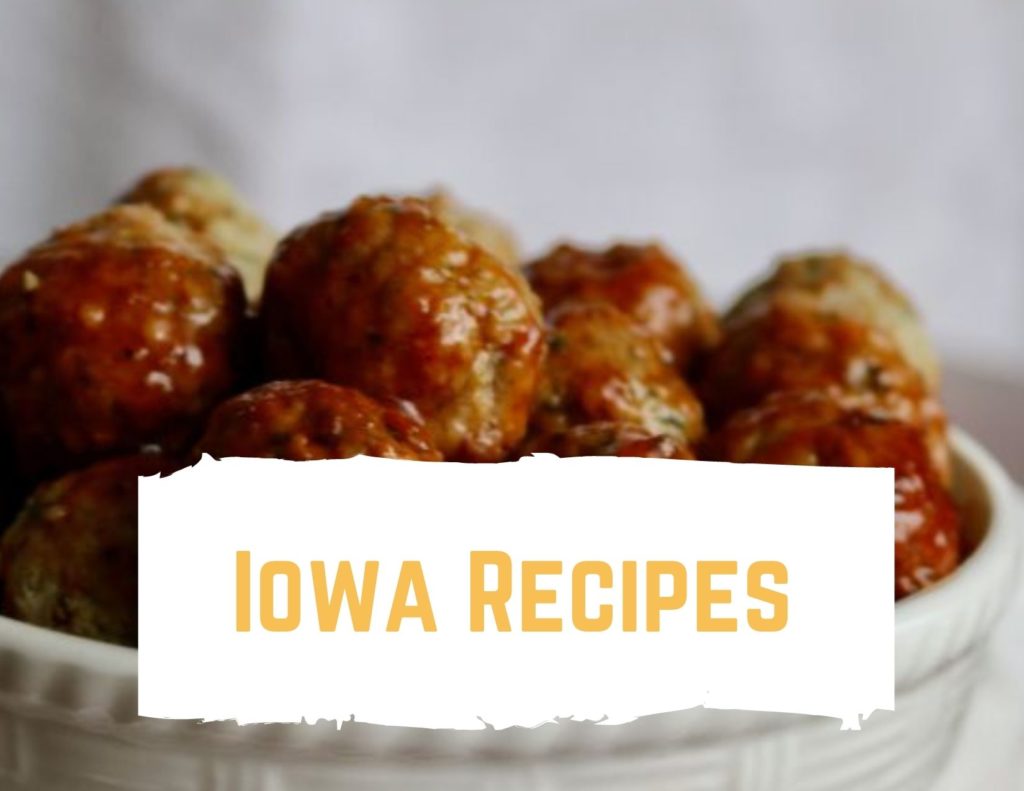 Iowa recipes button
