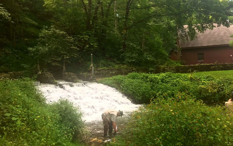 A fisherman in Decorah