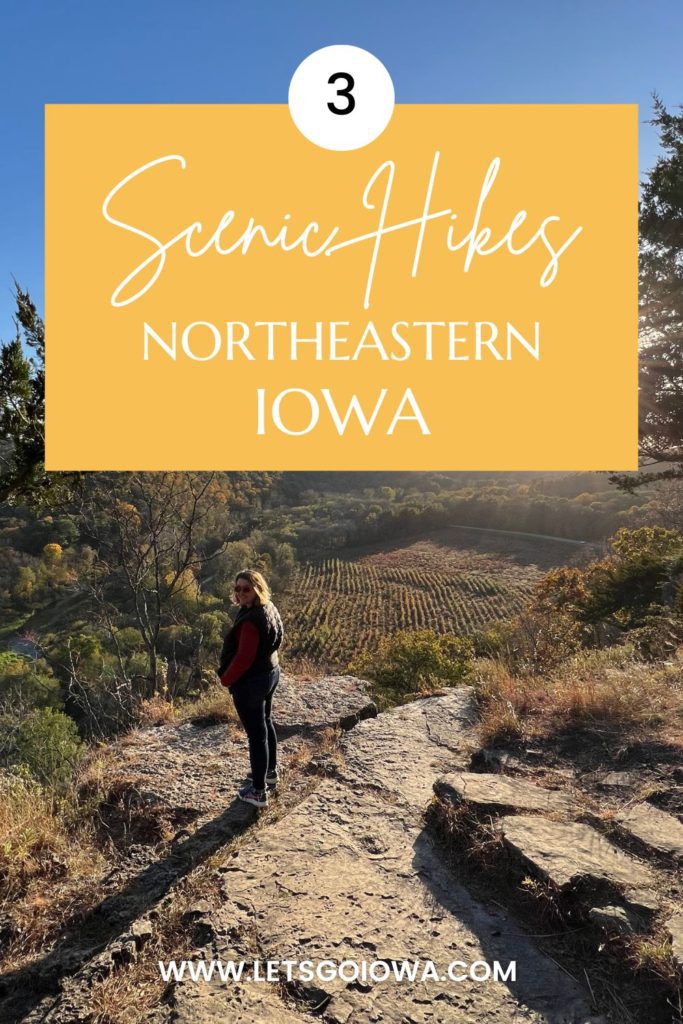 Explore the Driftless Region of northeast Iowa by trail! These three hikes are scenic and beginner-friendly trails.