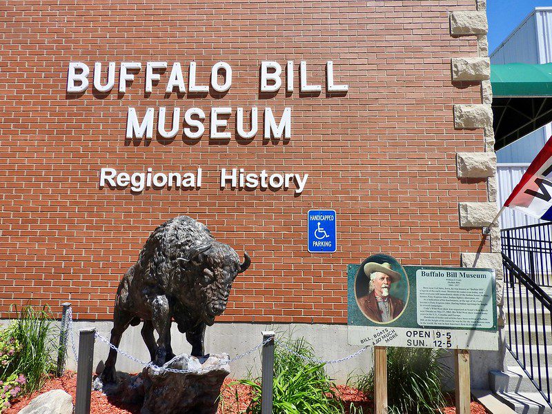 Exterior of Buffalo Bill Museum in LeCaire, Iowa