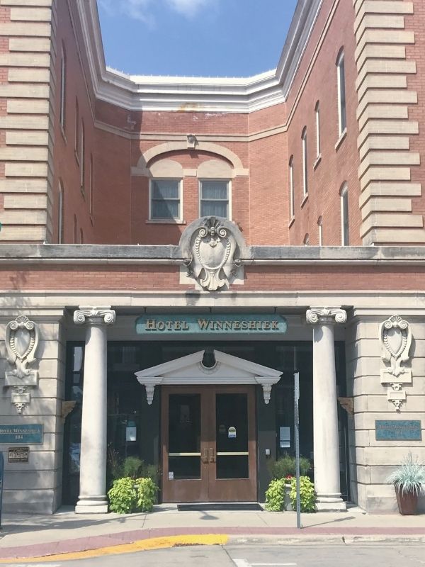 Exterior of Hotel Winneshiek in Decorah, Iowa