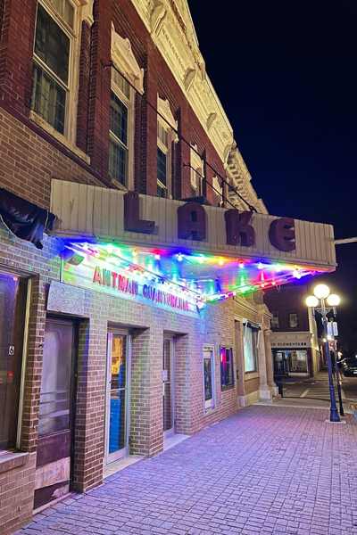 The Clear Lake Opera House turned movie theater, The Lake