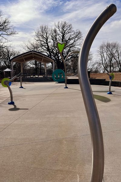 The sprayground at Fairmount Park in Council Bluffs