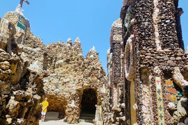 The Shrine of the Grotto of Redemption is a manmade landmark in Iowa