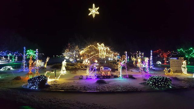 Festival of Lights in West Union, Iowa