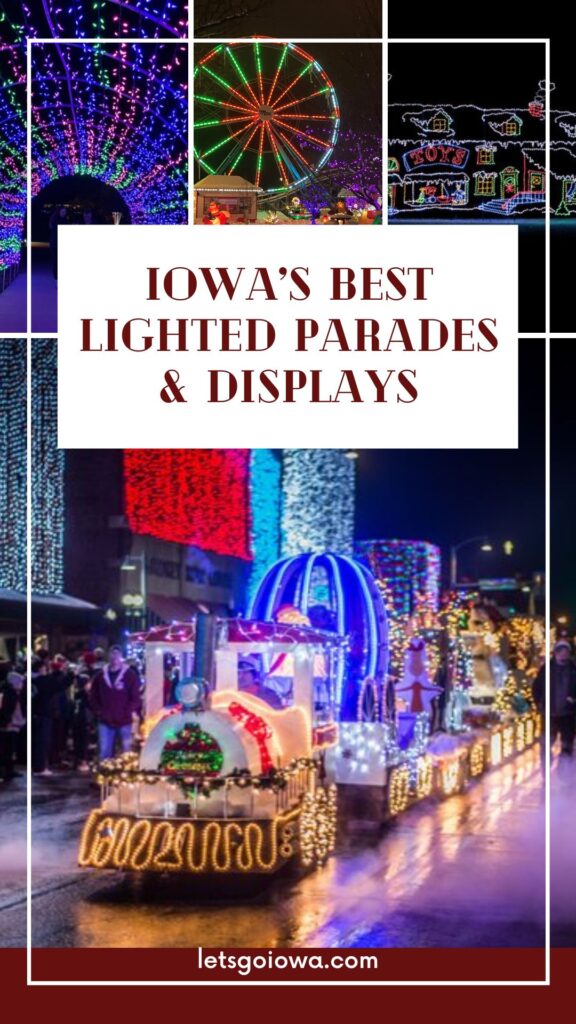 Light Up Your Holidays! 🌟 Dive into Iowa's most mesmerizing Christmas light parades and displays. Click to explore a radiant festive journey. #IowaChristmasLights